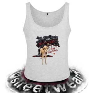 STOP GALGUEROS! Galgo LADIES oVERSIZED TANKToP