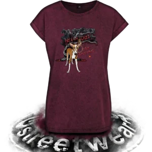 STOP GALGUEROS! Podi LADIES ACID WASHED SHIRT